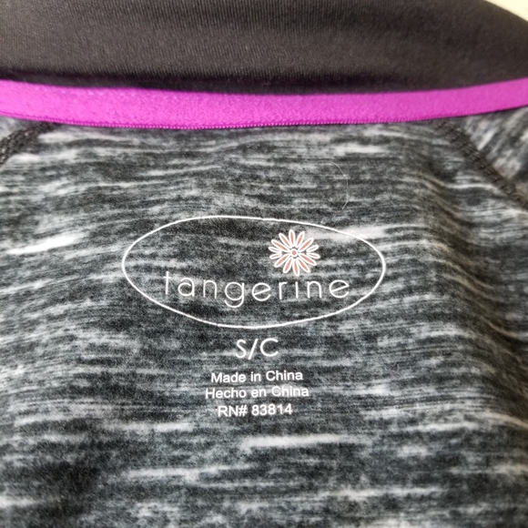 Tangerine Womens Black Active Track Jacket S - Picture 3 of 7